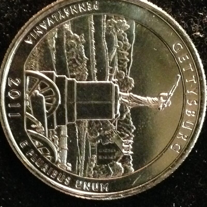 2011-D Gettysburg National Park Quarter Gem BU