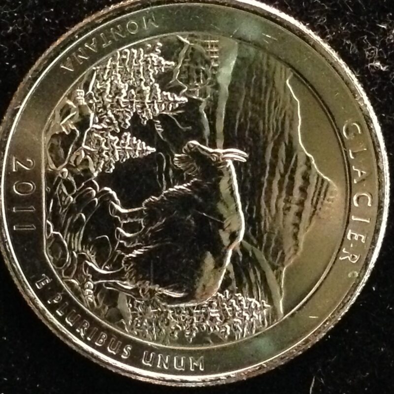 2011-D Glacier National Park Quarter Gem BU