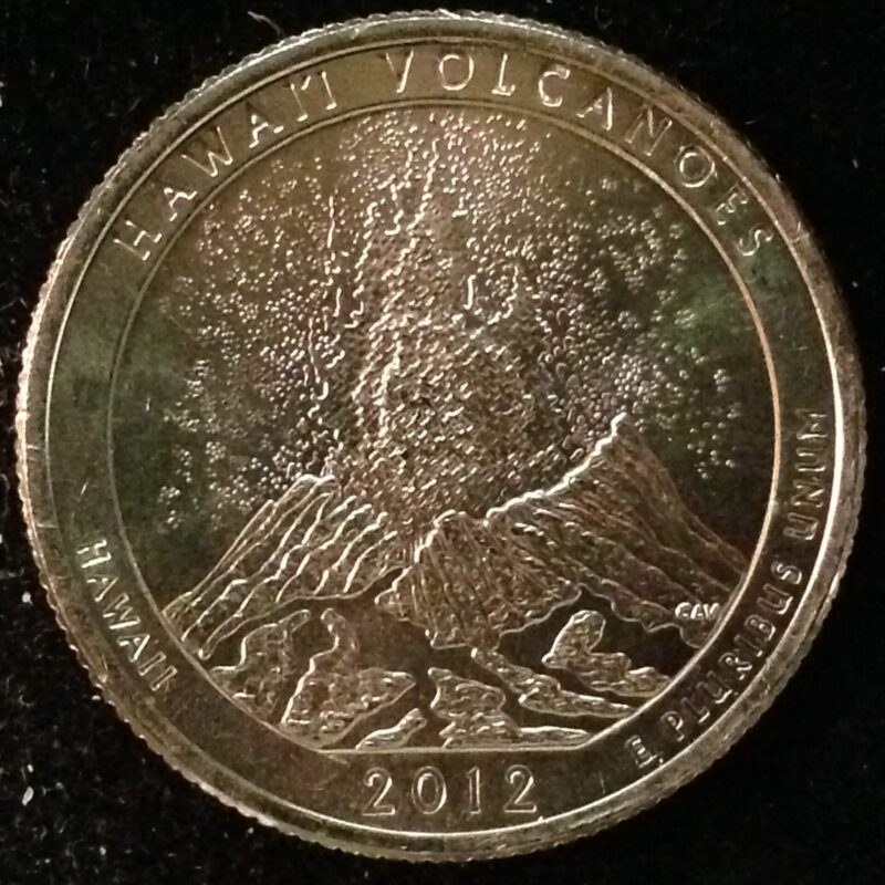 2012-P Hawaii Volcanoes National Park Quarter Gem BU