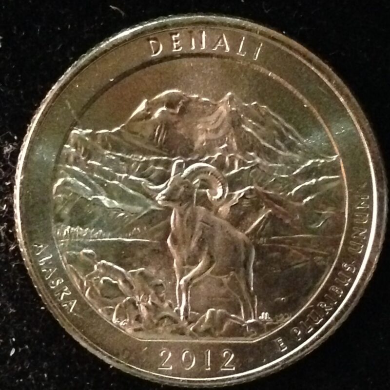 2012-P Denali National Park Quarter Gem BU