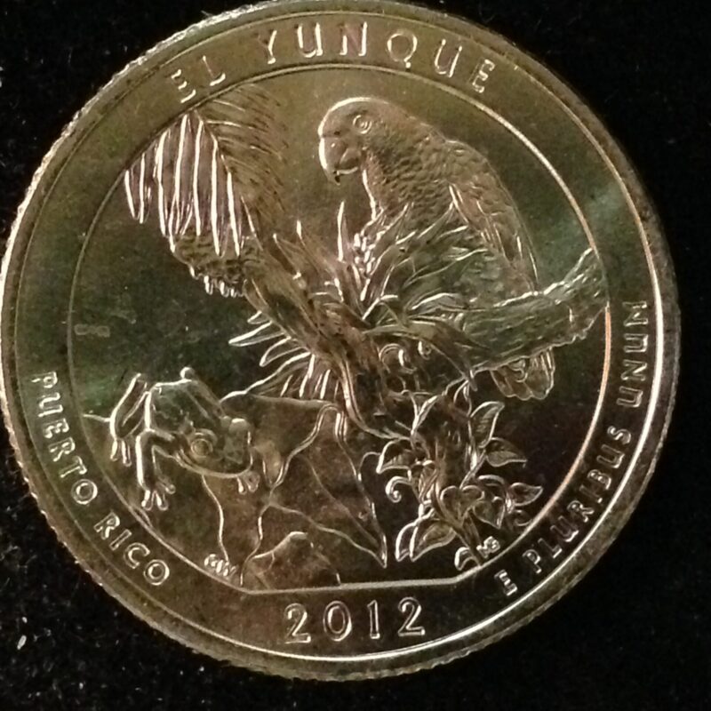 2012-P El Yunque National Park Quarter Gem BU