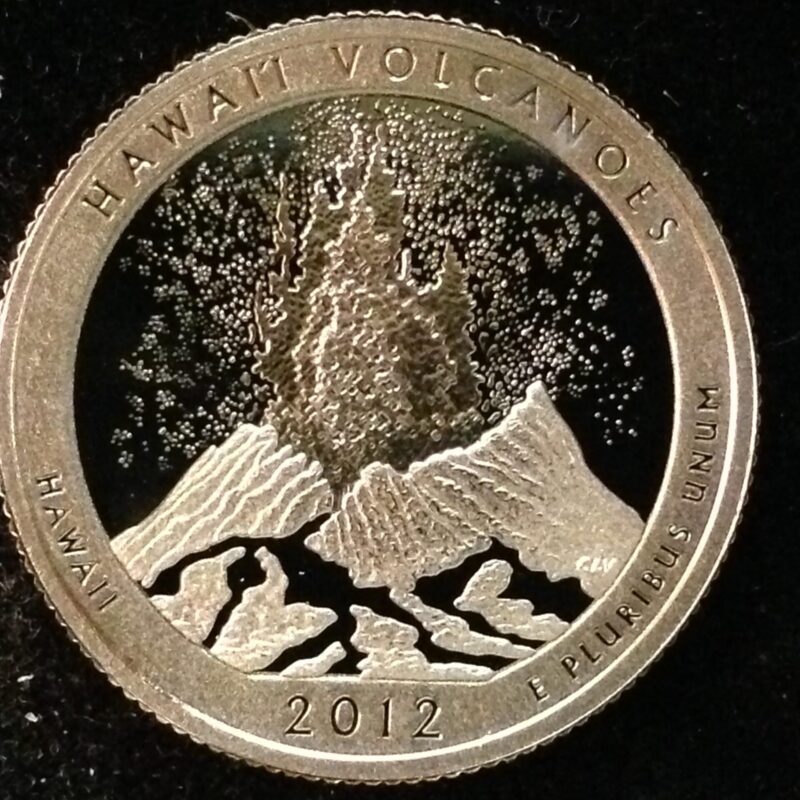 2012-S Hawaii Volcanoes National Park Quarter Gem Proof