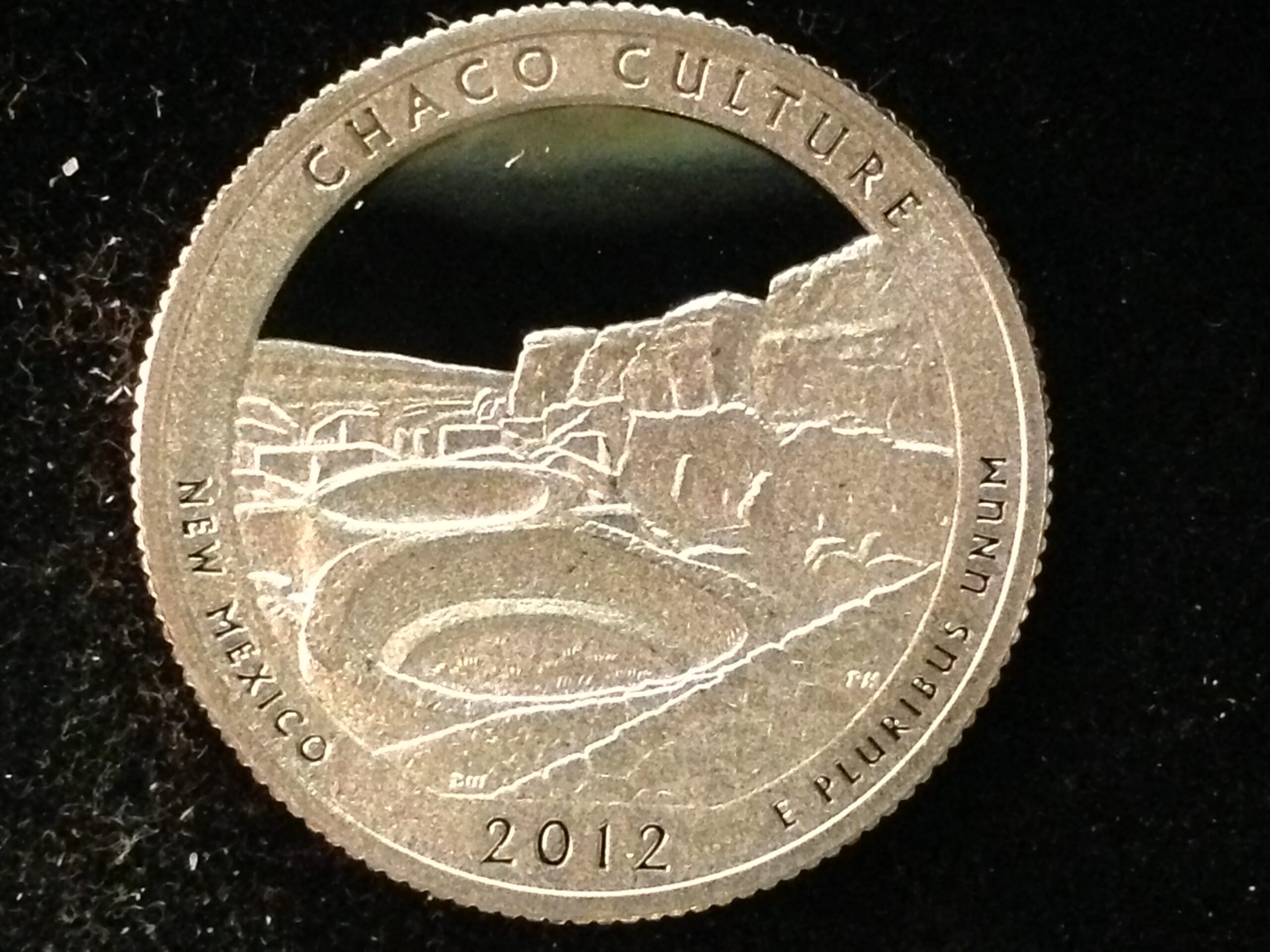 2012 S Chaco Culture National Park Quarter Gem Proof Silver