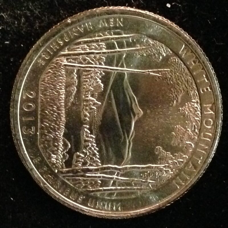 2013-D White Mountain National Park Quarter Gem BU