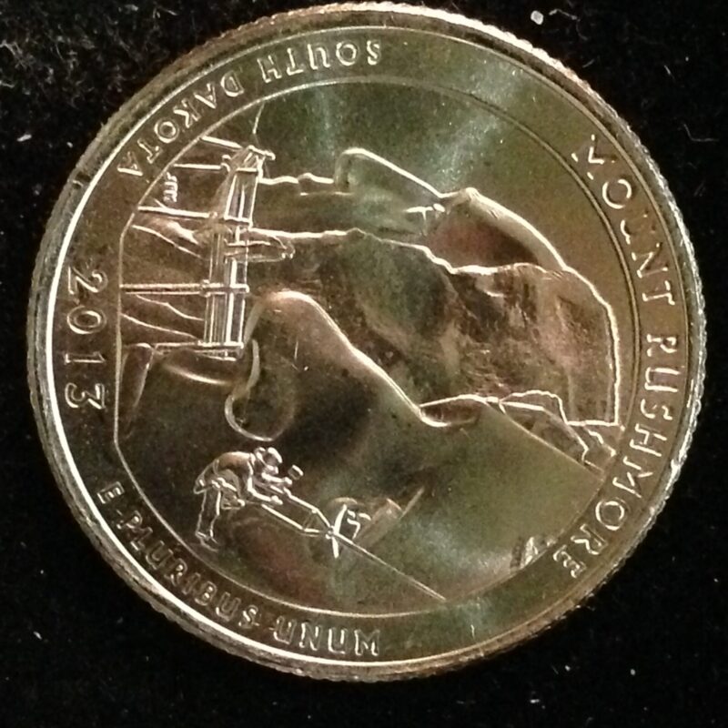 2013-D Mt Rushmore National Park Quarter Gem BU