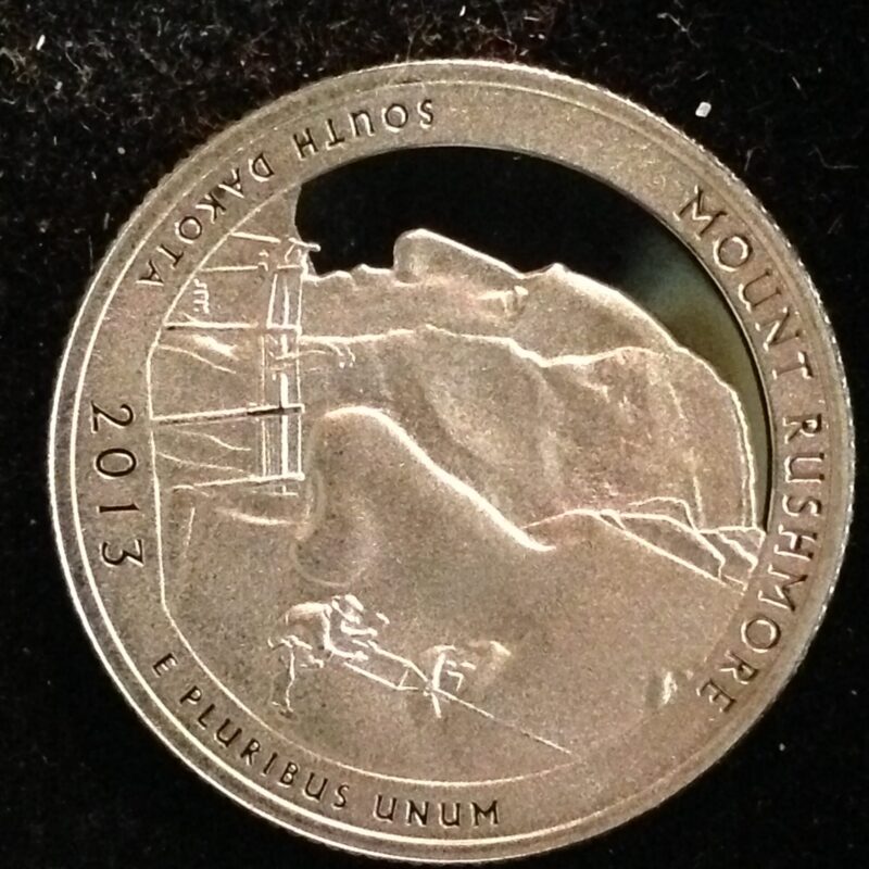 2013-S Mt Rushmore National Park Quarter Gem Proof Silver