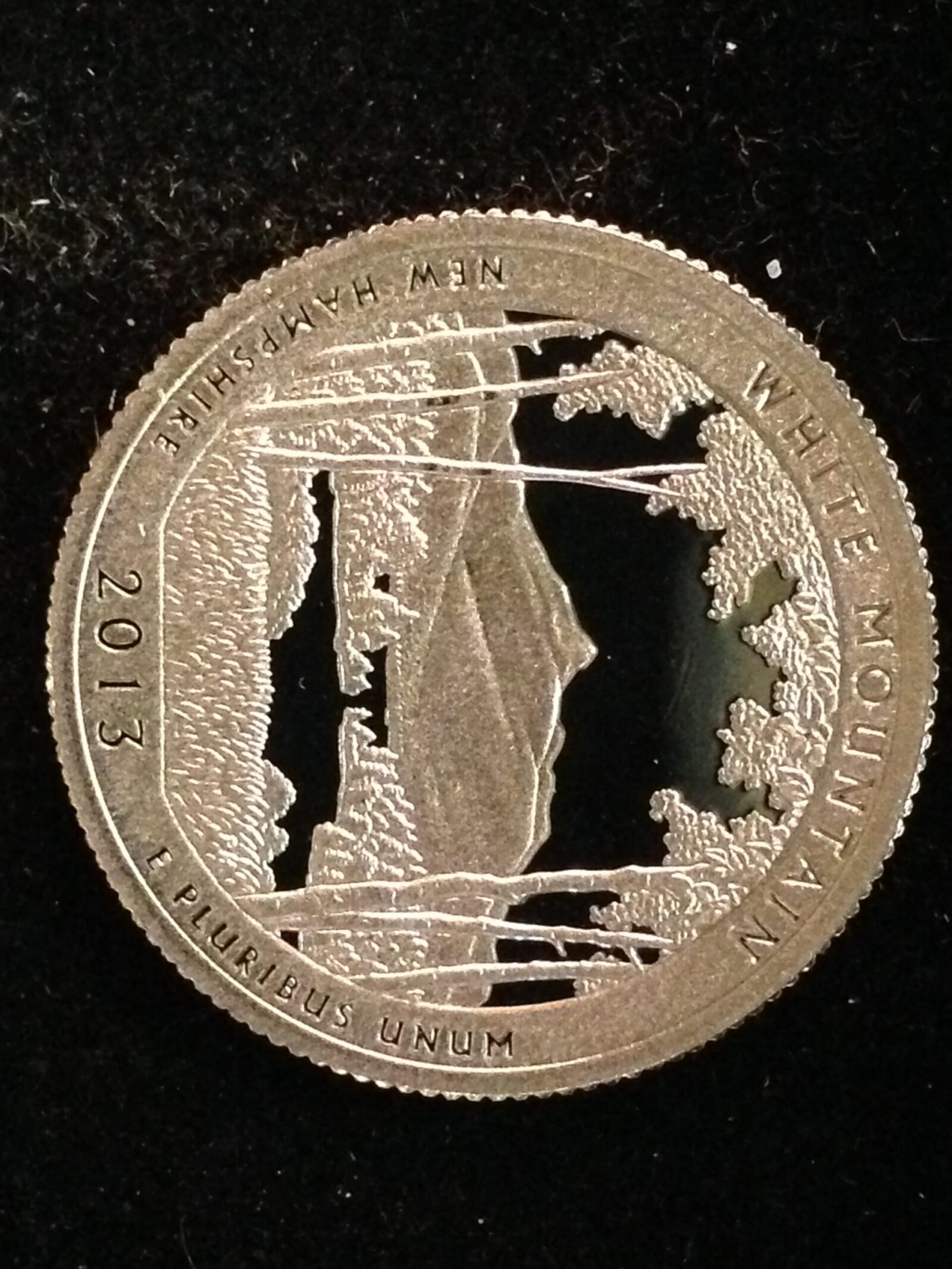 2013-S White Mountain National Park Quarter Gem Proof Silver