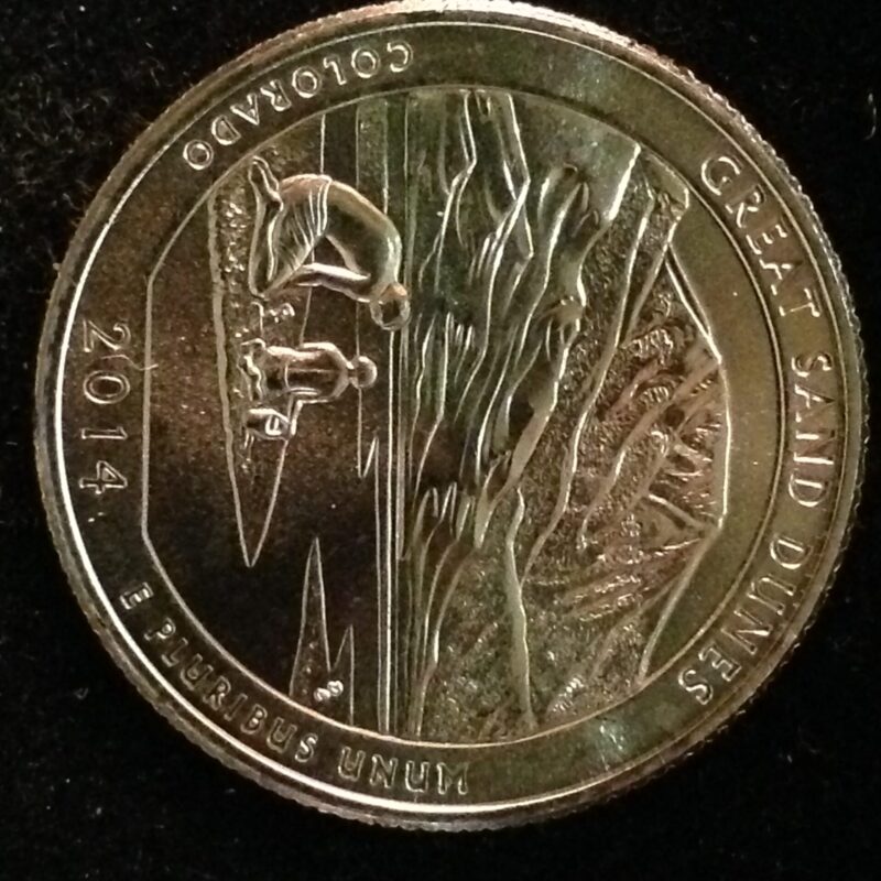 2014-D Great Sand Dunes National Park Quarter Gem BU