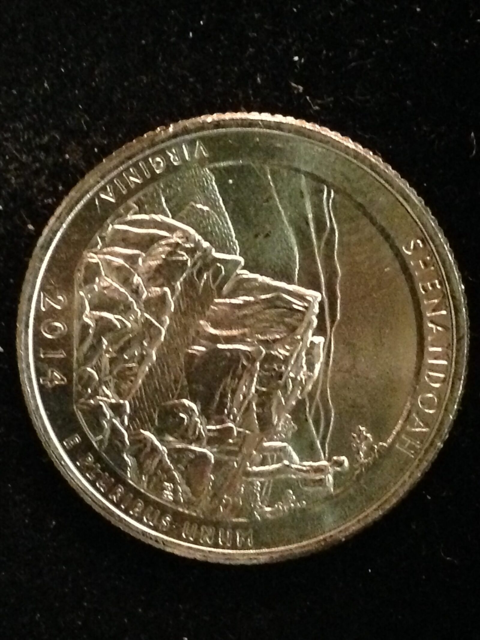 2014-P Shenandoah National Park Quarter Gem BU