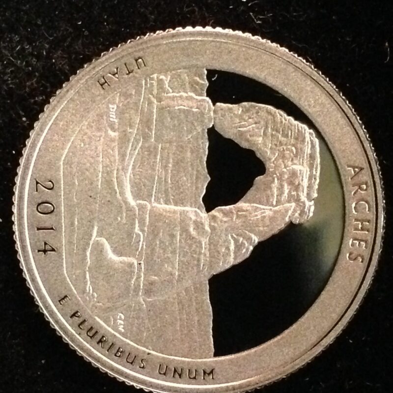 2014-S Arches National Park Quarter Gem Proof