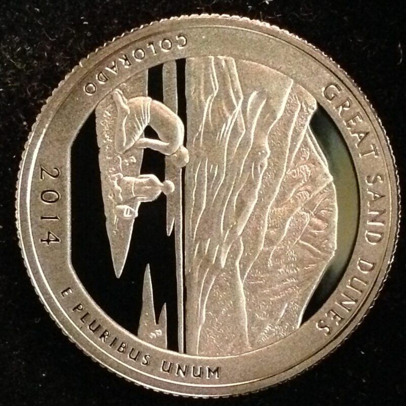 2014-S Great Sand Dunes National Park Quarter Gem Proof