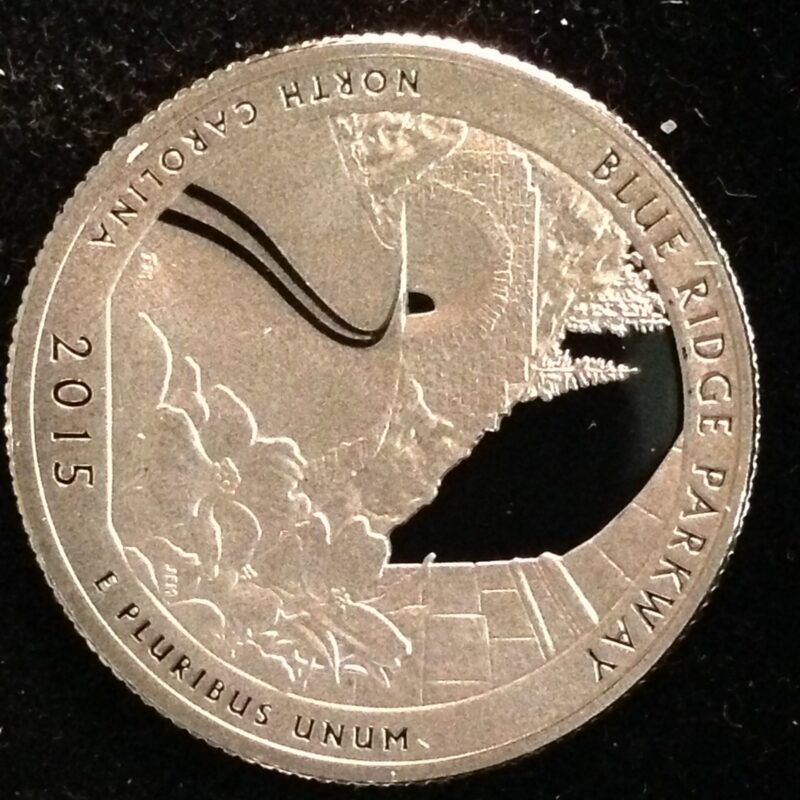 2015-S Blue Ridge Parkway National Park Quarter Gem Proof