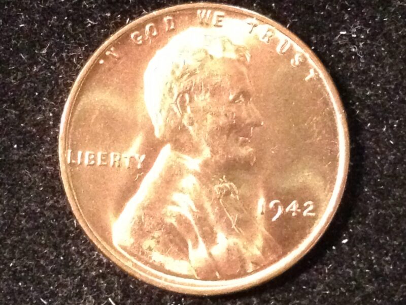 1942 Lincoln Cent MS-63