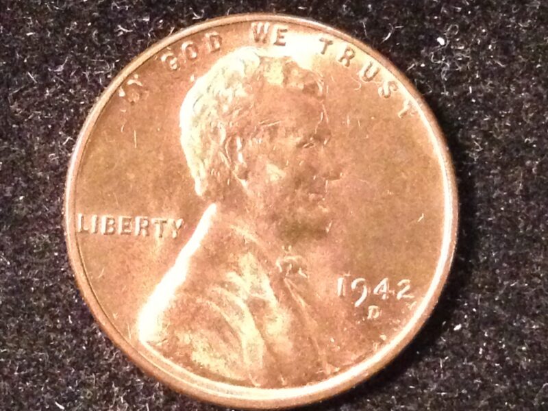1942-D Lincoln Cent MS-65+