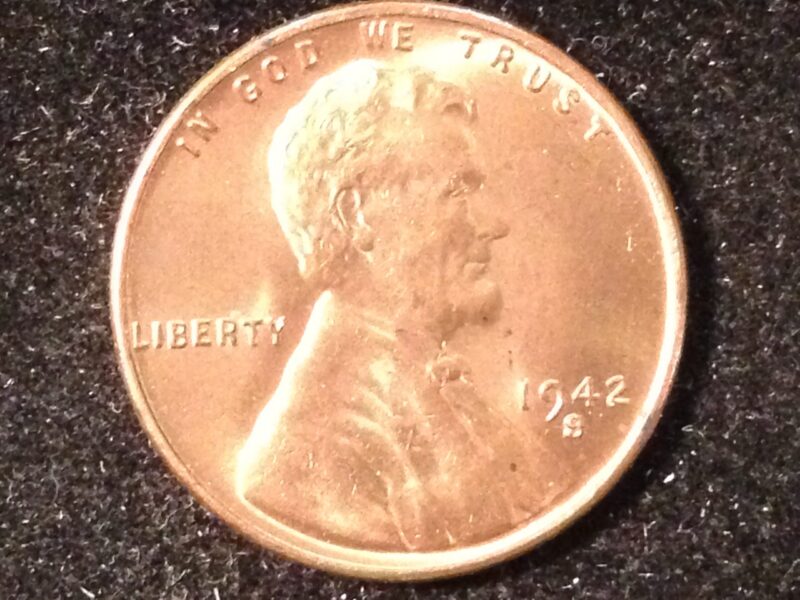 1942-S Lincoln Cent MS-63