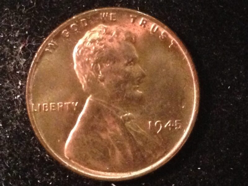 1945 Lincoln Cent MS-63