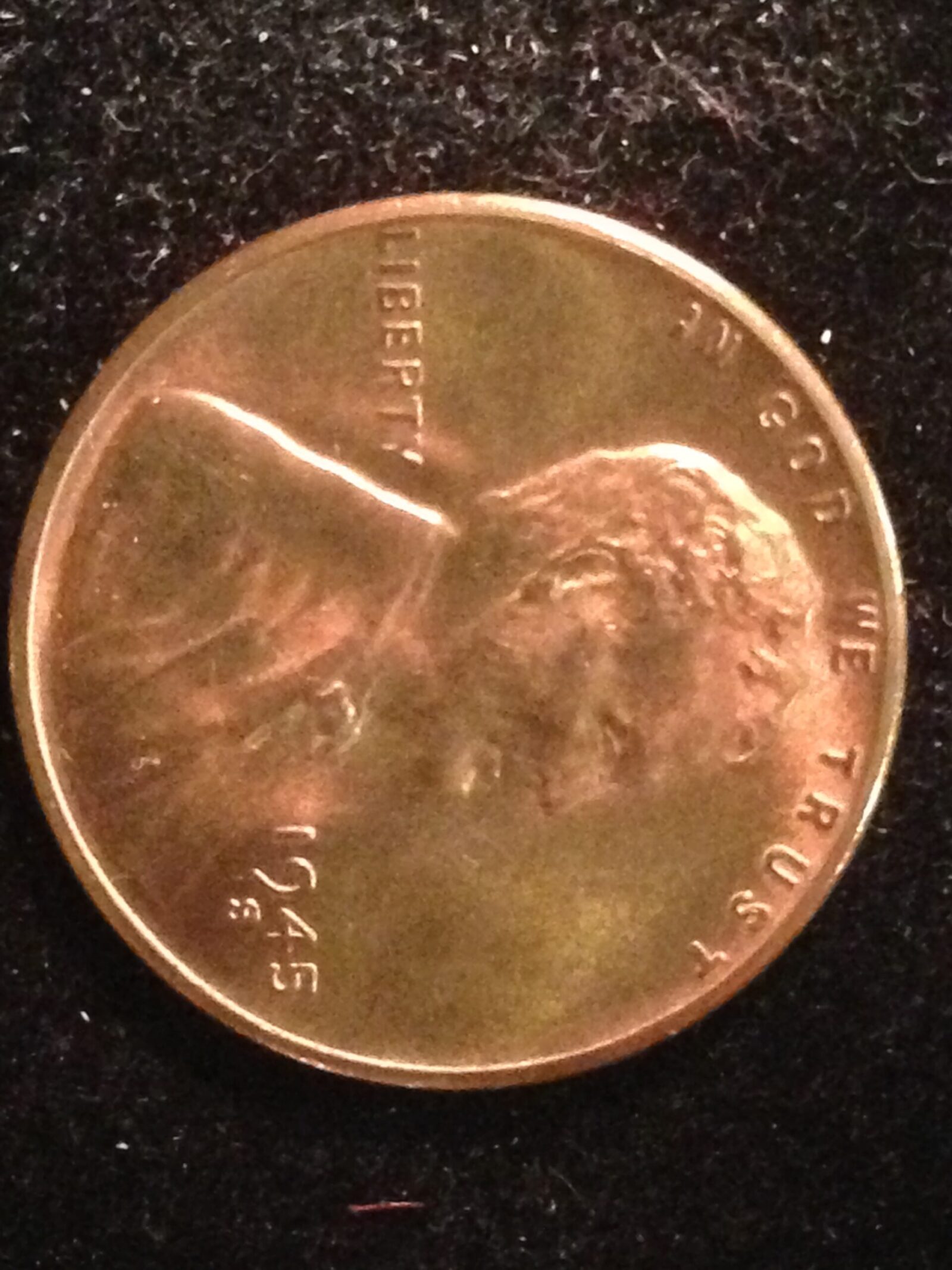 1945-S Lincoln Cent MS-65+
