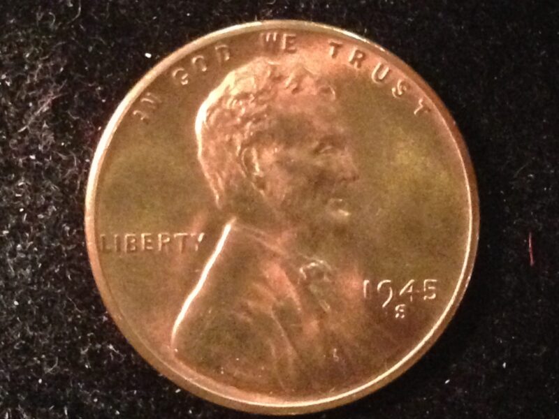 1945-S Lincoln Cent MS-63