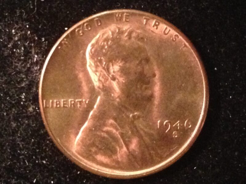 1946-S Lincoln Cent MS-63
