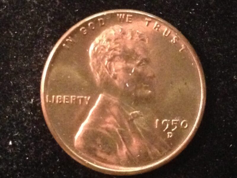 1950-D Lincoln Cent MS-64-65