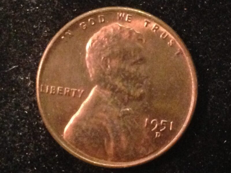1951-D Lincoln Cent MS-64-65