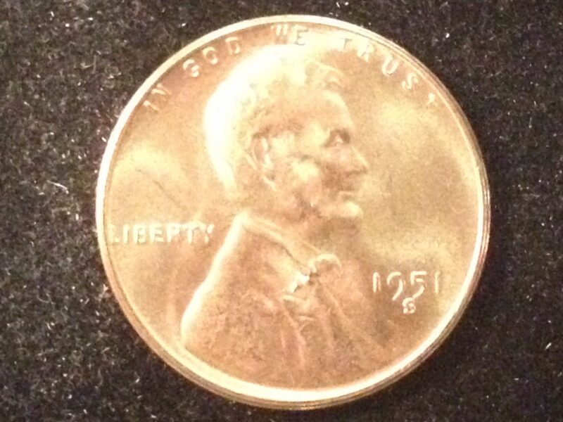 1951-S Lincoln Cent MS-63