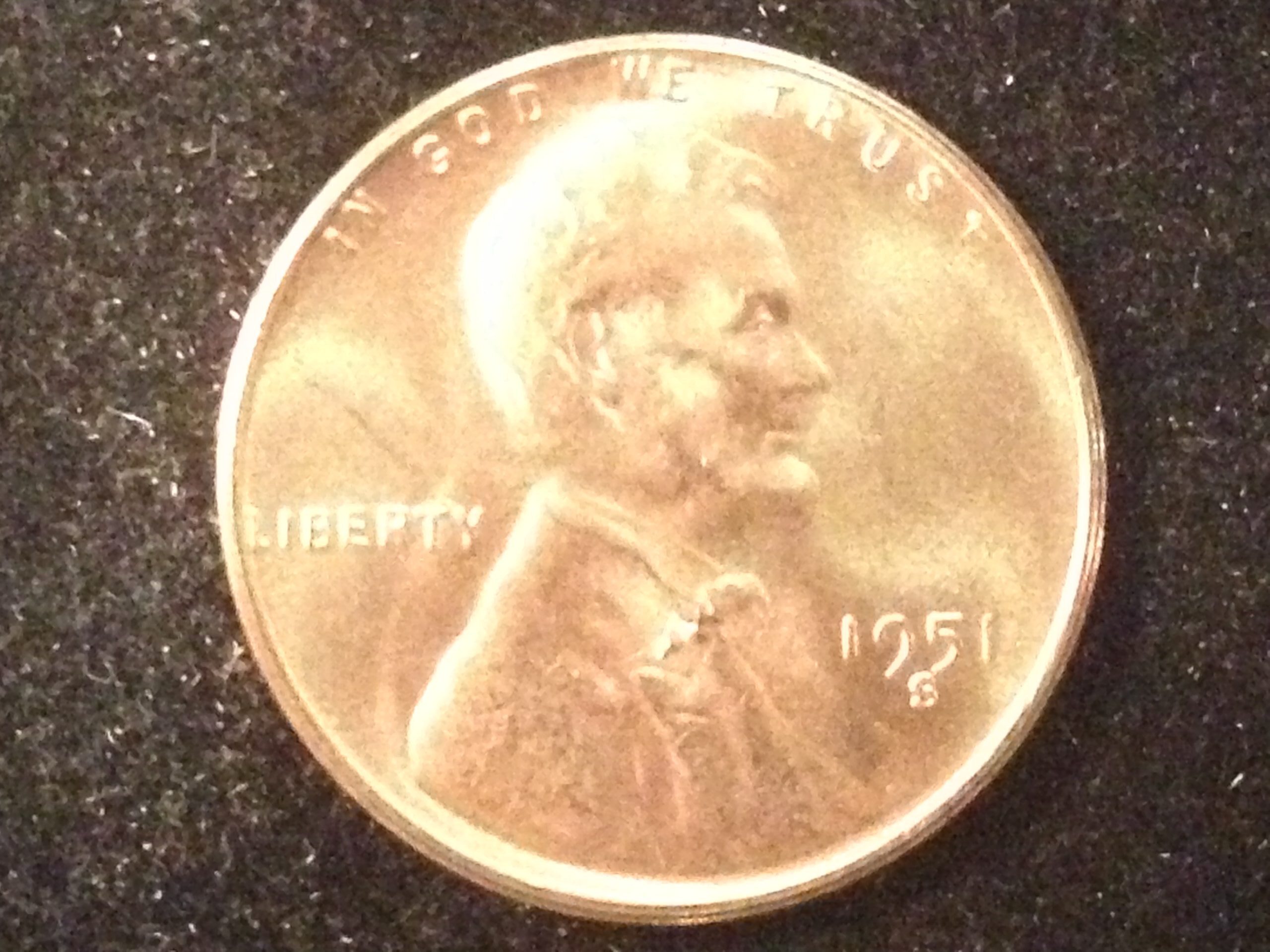 1951-S Lincoln Cent MS-65+