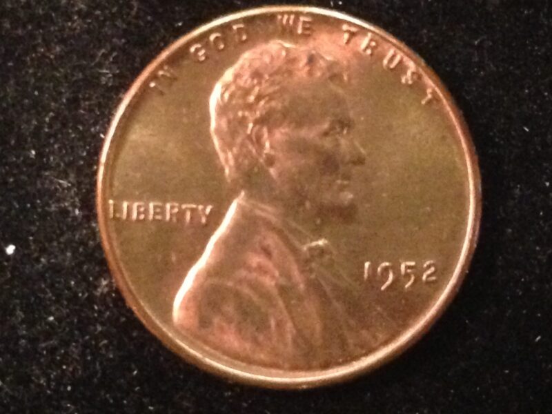 1952 Lincoln Cent MS-63