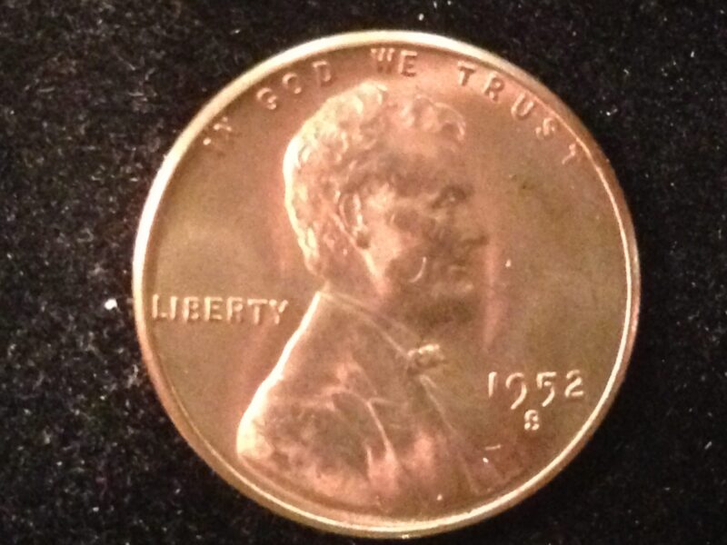1952-S Lincoln Cent MS-63