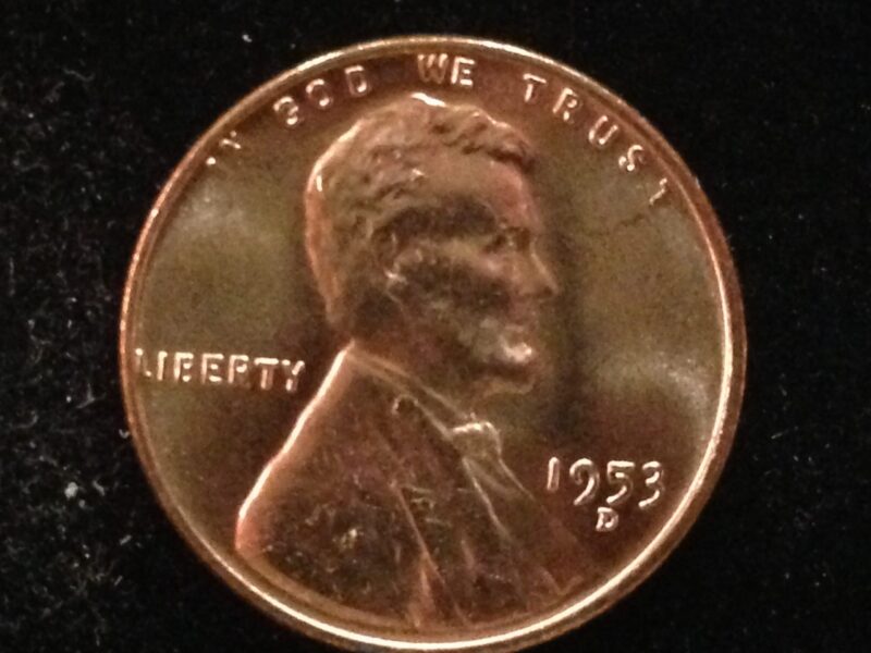 1953-D Lincoln Cent MS-64-65