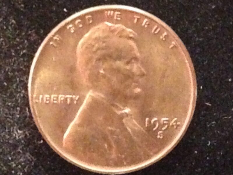 1954-S Lincoln Cent MS-64-65