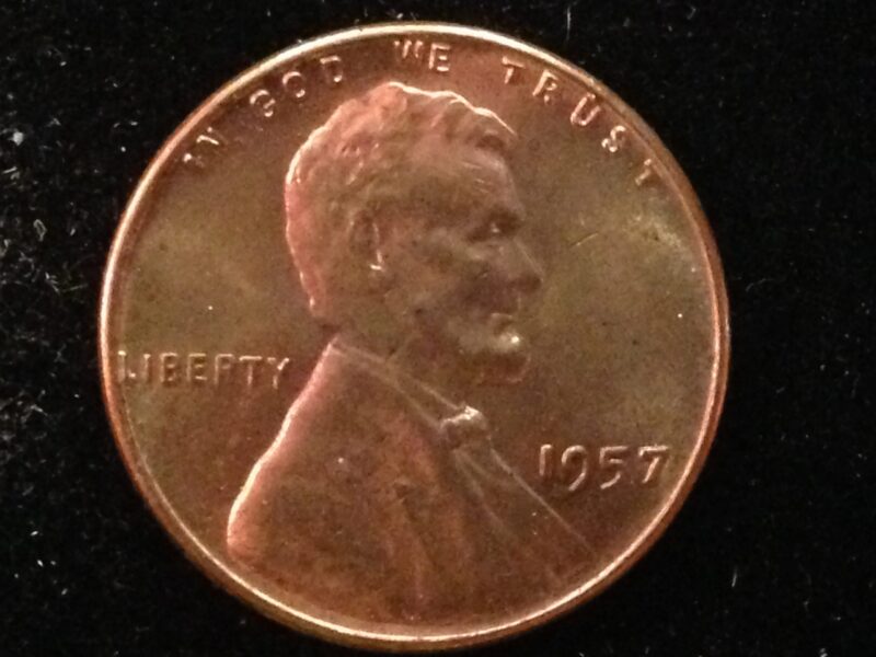 1957 Lincoln Cent MS-65+