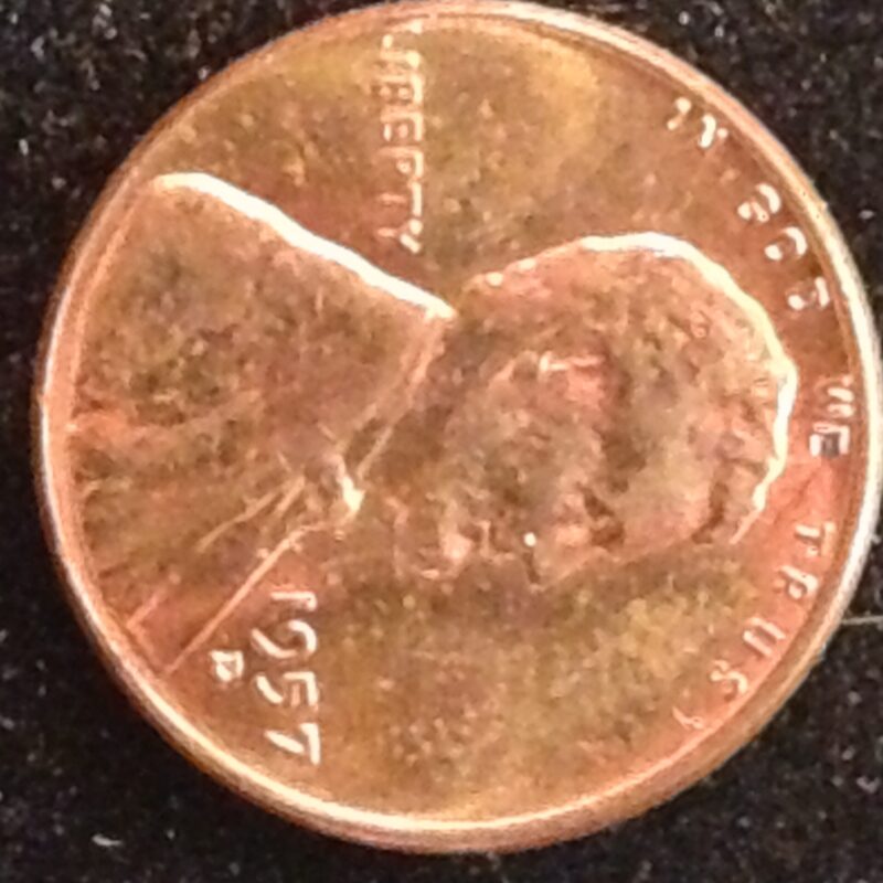 1957-D Lincoln Cent MS-65+