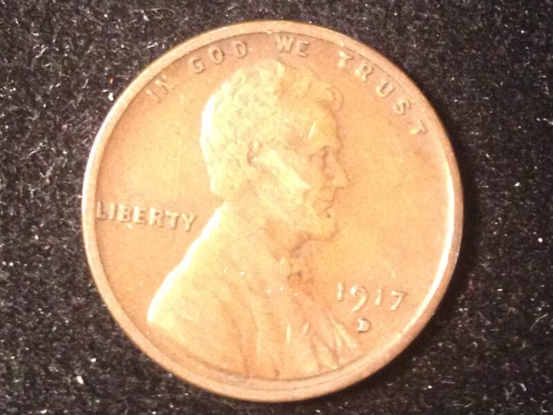 1917-D Lincoln Cent F