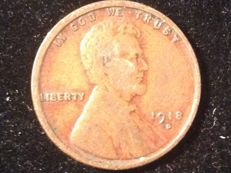 1918-D Lincoln Cent VF