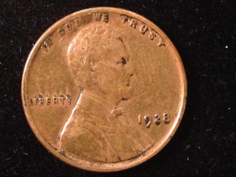 1928 Lincoln Cent XF