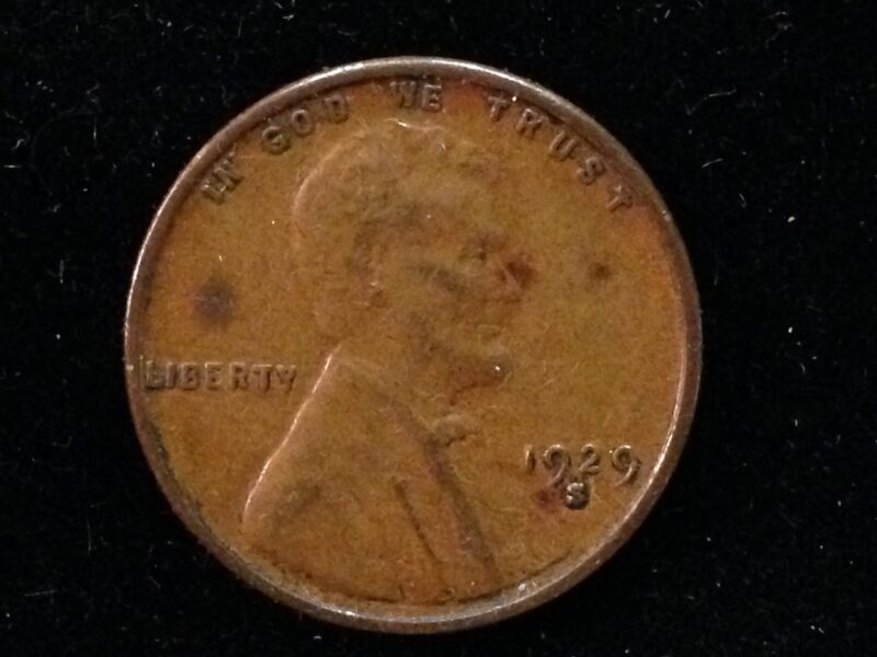 1929-S Lincoln Cent VF
