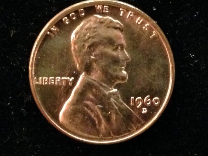 1960-D Sm Date Lincoln Cent Gem BU