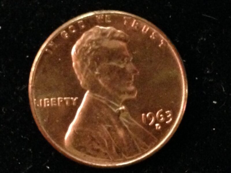 1963-D Lincoln Cent Gem BU