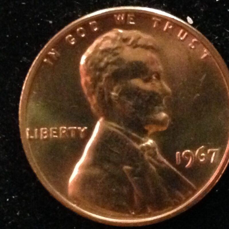 1967 SMS Lincoln Cent Gem BU