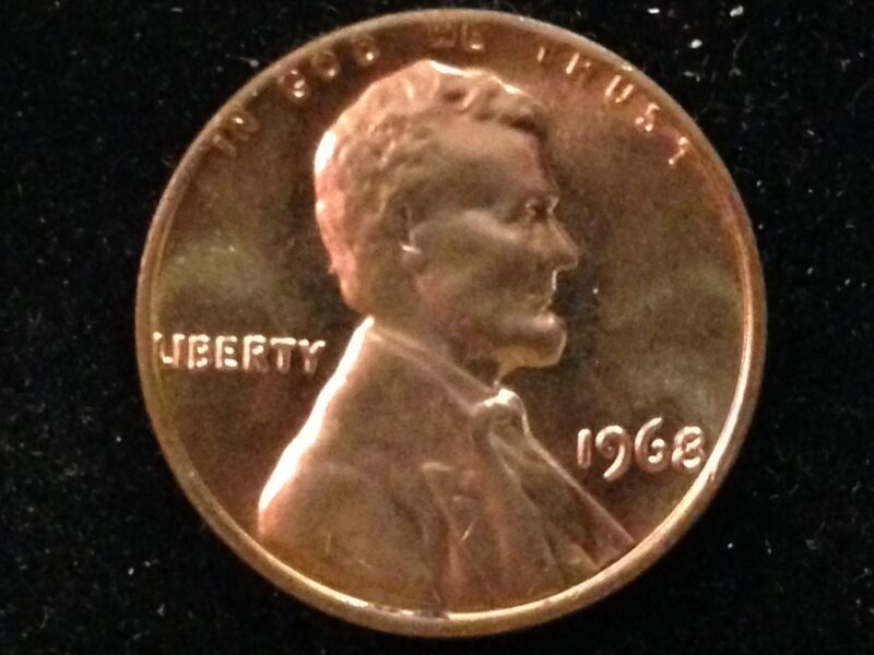 1968 Lincoln Cent Gem BU