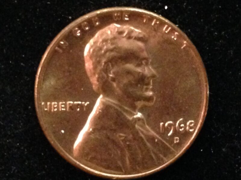 1968-D Lincoln Cent Gem BU