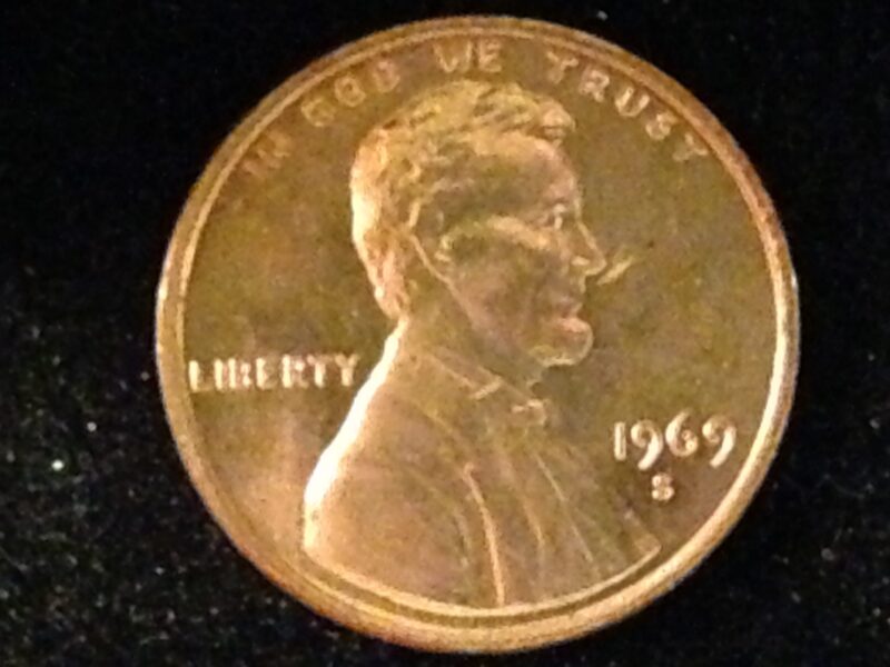 1969-S Lincoln Cent Gem BU
