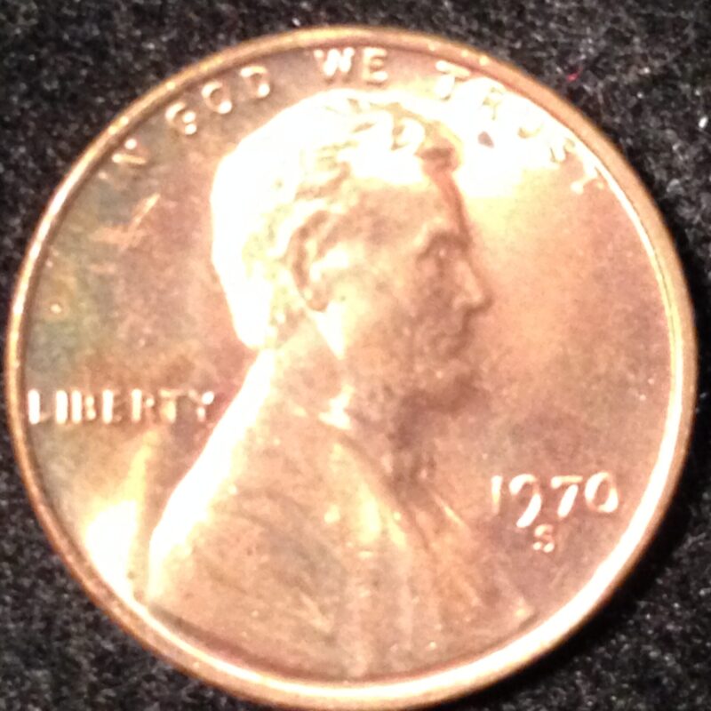 1970-S Lg Date Lincoln Cent Gem BU