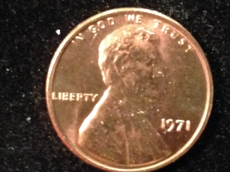 1971 Lincoln Cent Gem BU