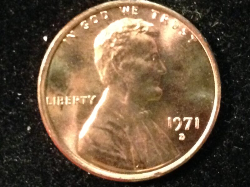 1971-D Lincoln Cent Gem BU