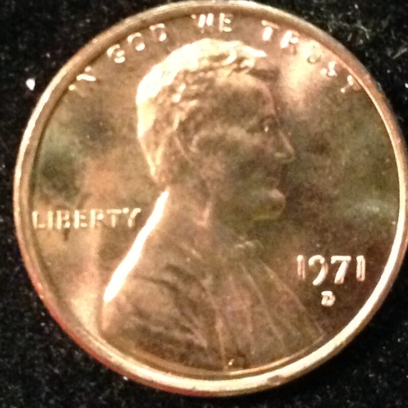 1971-D Lincoln Cent Gem BU