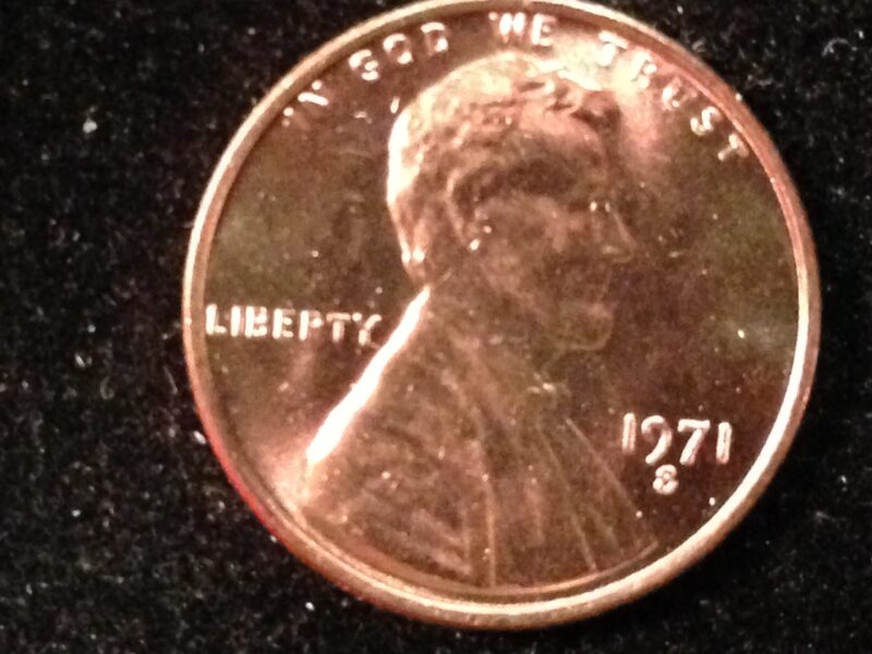 1971-S Lincoln Cent Gem BU