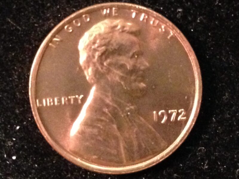 1972 Lincoln Cent Gem BU
