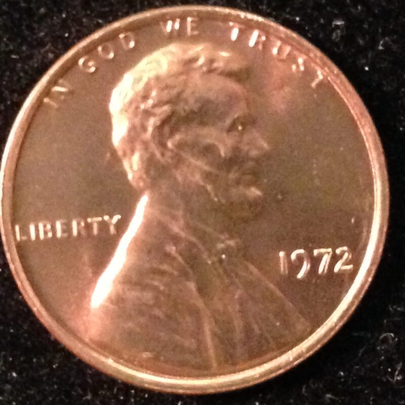 1972 Lincoln Cent Gem BU